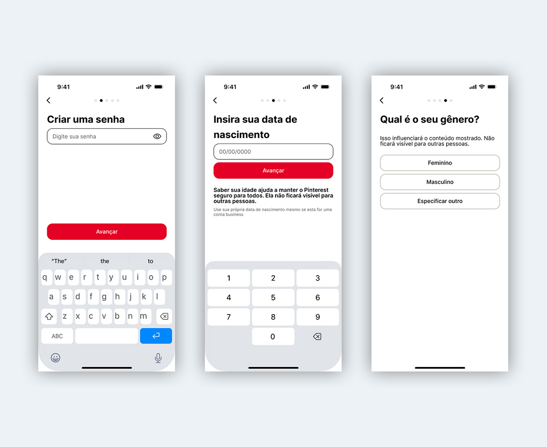 Figma Study - Interactive Prototype (Pinterest App)
